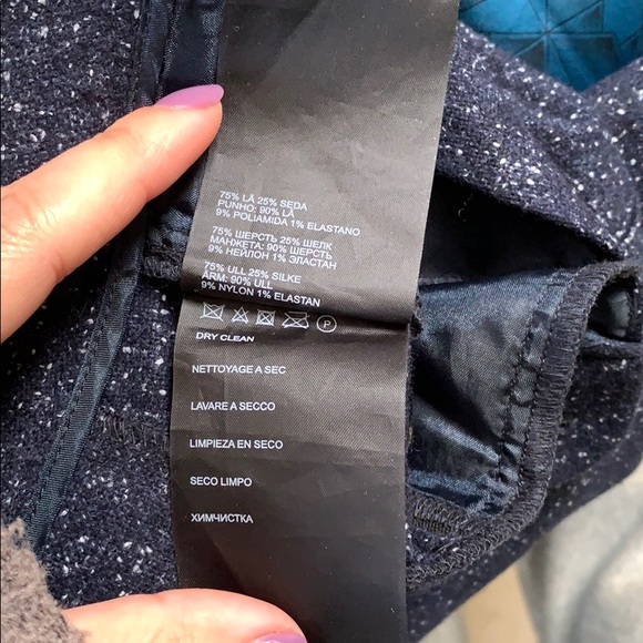 Club Monaco Briton speckled tweed jogger sz 4 - Picture 6 of 6